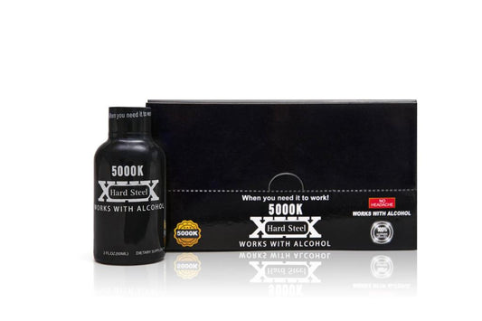 Hard Steel XXX 5000k 2oz Bottle  Shot (Box of 12)